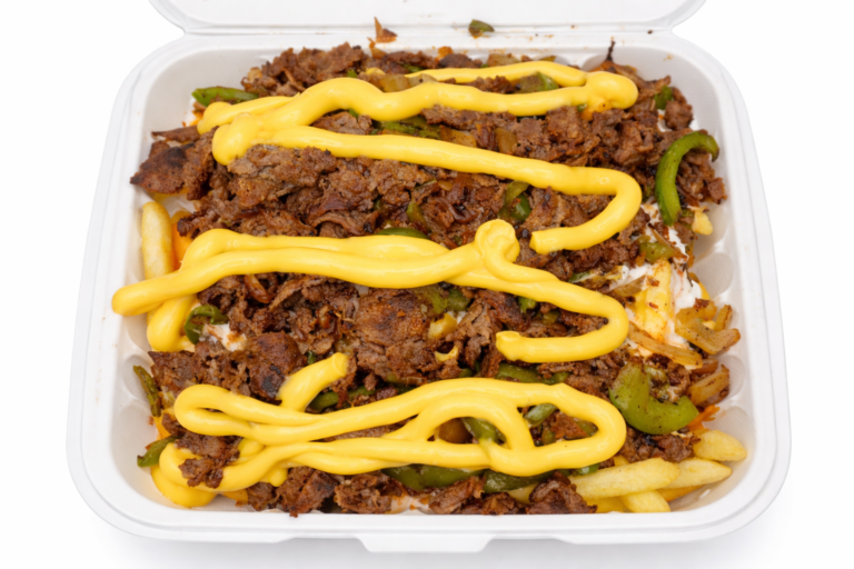 BeefCheesesteak over Fries (1)